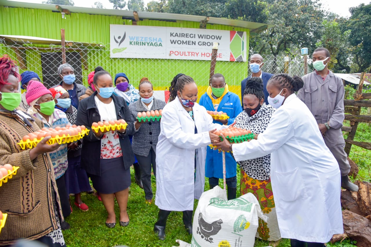 Anne Waiguru launches Wezesha Kirinyaga economic stimulus poultry project