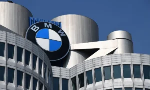 Munich, Bavaria, Germany - May 19, 2018: Headquarters of BMW AG in Munich, Germany - BMW is a German multinational company, which produces automobiles and motorcycles