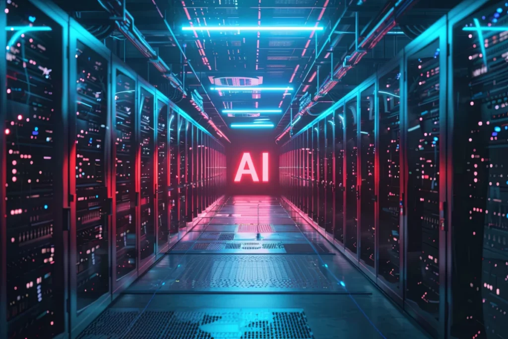 A data center for AI training