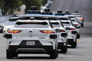 Autonomous Waymo Vehicles Navigate San Francisco