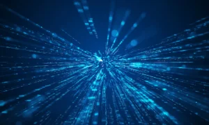 Speed of digital lights background.