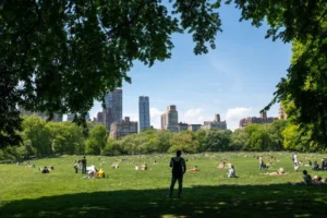 New York City Basks In Unseasonably Warm Temperatures