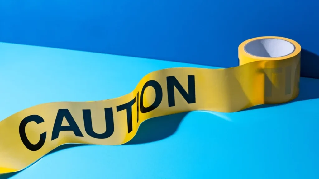 A Roll of Caution Tape