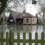 Flooding At Multi Million Pound Homes Along The Thames Riviera