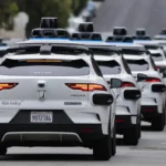 Autonomous Waymo Vehicles Navigate San Francisco