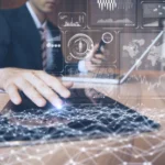 Artificial Intelligence And Machine Learning Concept. Neural Net