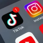 Various social apps on mobile phones