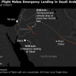 FlyDubai Flight Makes Emergency Landing in Saudi Arabia | Flight path of FZ1073