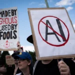 No AI Data Centers In Vancouver Protest March