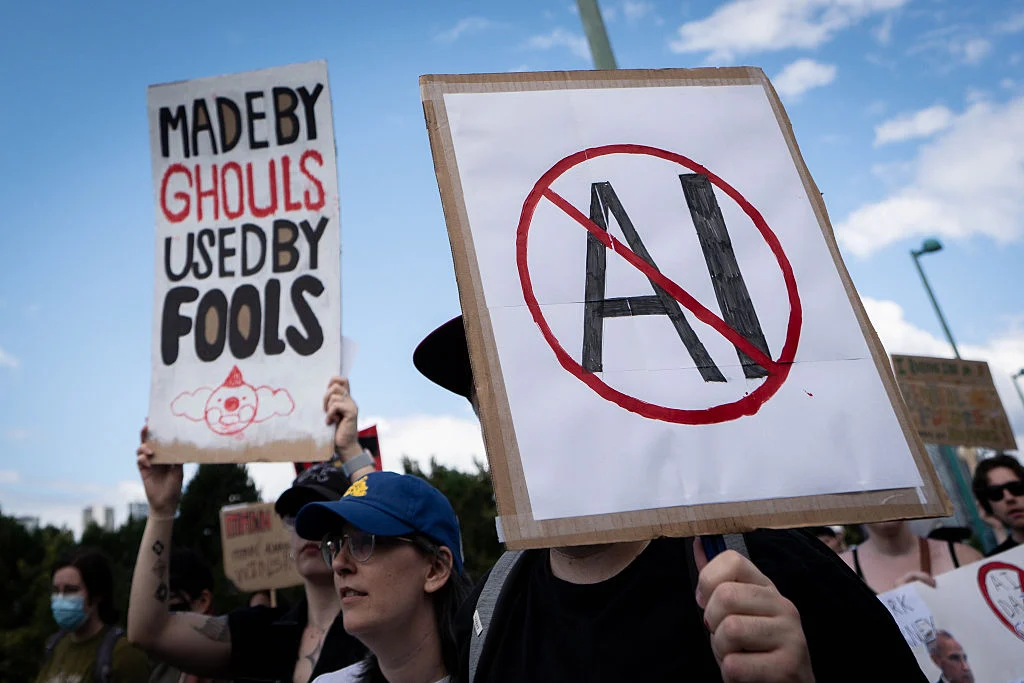 No AI Data Centers In Vancouver Protest March