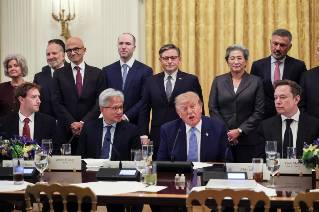 President Trump Meets With AI Executives At White House