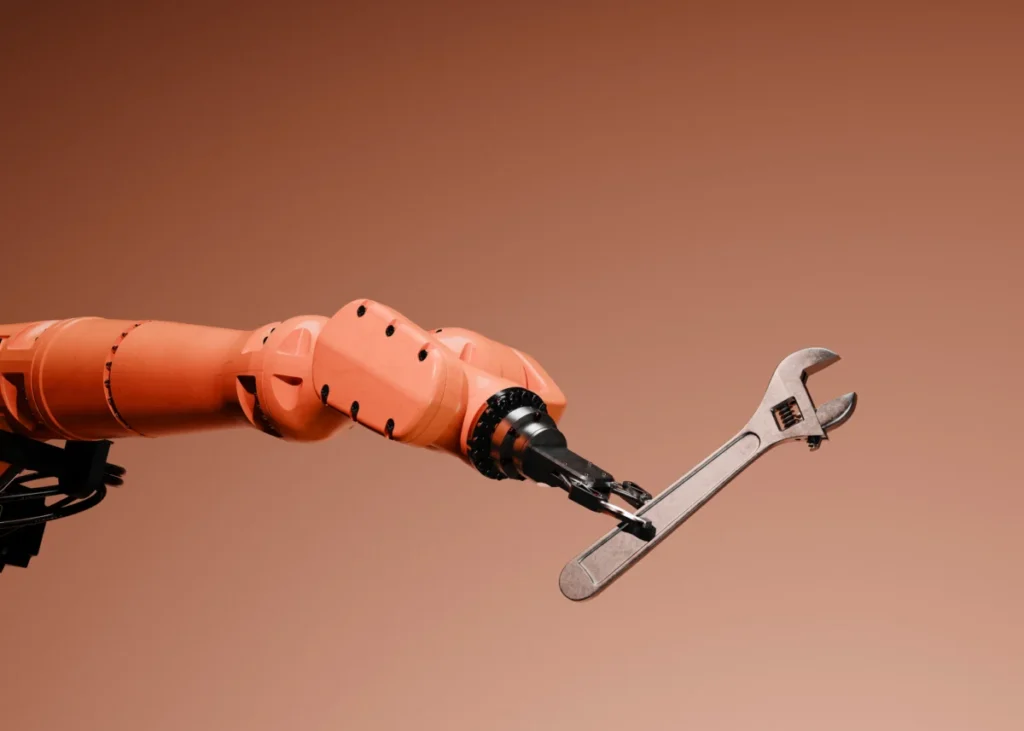 Robotic arm doing manual labor