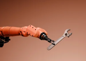 Robotic arm doing manual labor